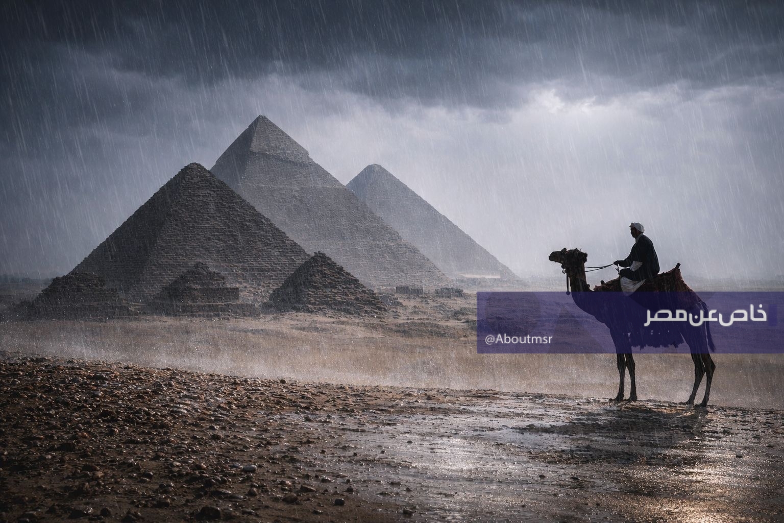 أمطار ورياح تضرب القاهرة.. تحذير عاجل من طقس غدٍ في مصر