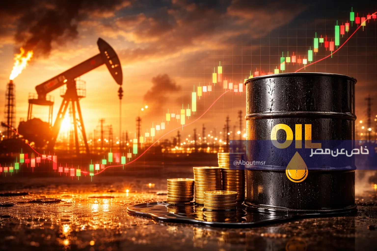 ارتفاع حاد في أسعار خام برنت.. جي بي مورغان يحذر من مخاطر 120 دولارًا لبرميل النفط