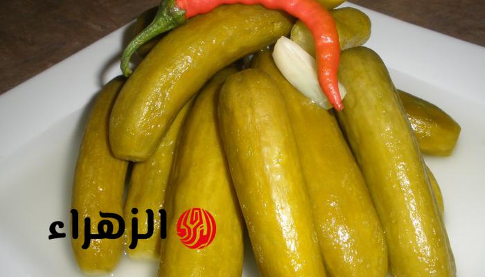 الذ مخلل خيار بطريقة سهلة وقرمشة جميلة