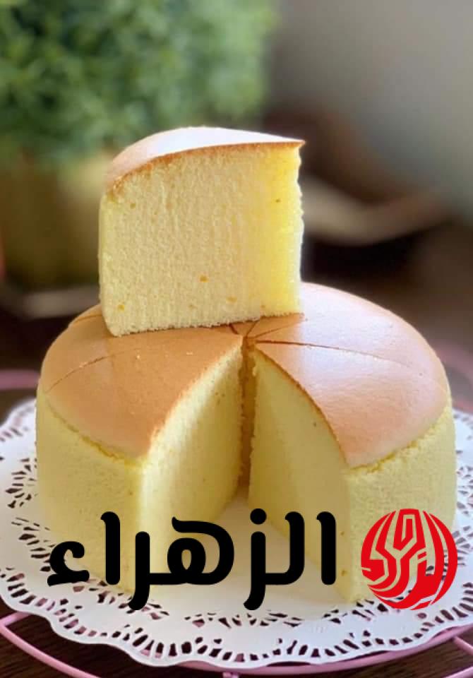 بمكونات بسيطة أصنعى الكيكة اليابانية القطنية وقدميها لأطفالك بطعم متميز