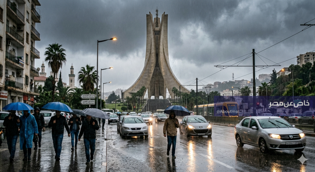 حالة الطقس ودرجات الحرارة في الجزائر غدًا الجمعة 27 مارس.. أمطار ورياح بهذه المناطق