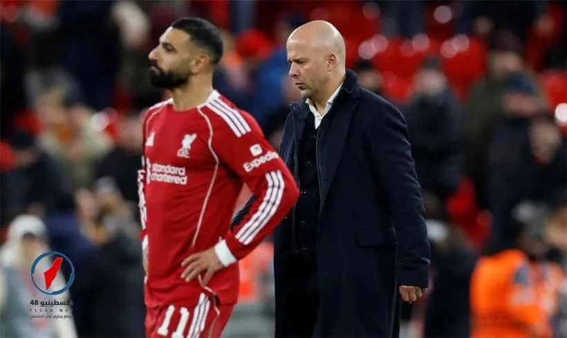 خلافات صلاح وسلوت تدفع برحيل النجم المصري عن ليفربول