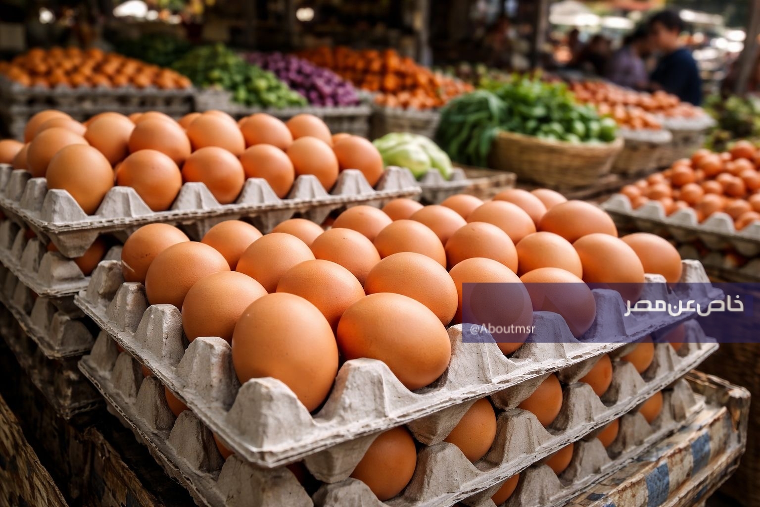 سعر كرتونة البيض في مصر اليوم الأحد 29 مارس… “الأبيض” يصل إلى 105 جنيهات