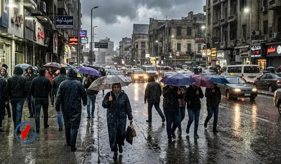 طقس الأحد يشهد هطول أمطار ورياح نشطة وتباين في درجات الحرارة