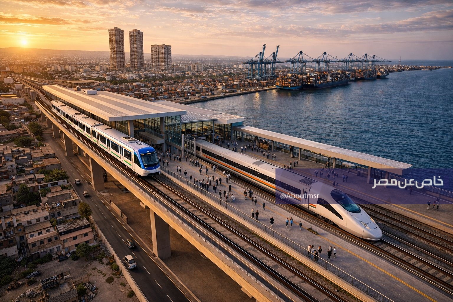 قطارات “صنع في مصر” تحمل الإسكندرية نحو عصر جديد من النقل الأخضر