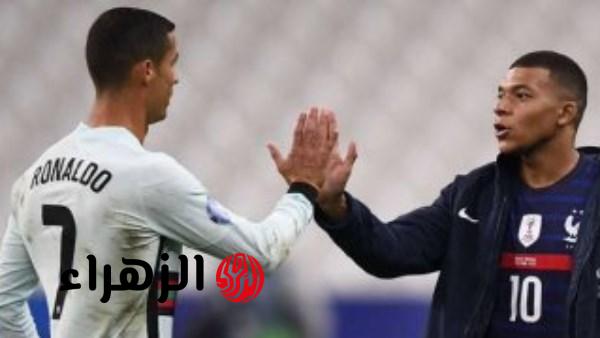 كيليان مبابي يتفوق رقميا على كريستيانو رونالدو في بداية مسيرته الدولية