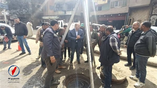 متابعة ميدانية لأعمال رفع تجمعات مياه الأمطار بمراكز وقرى جنوب الجيزة