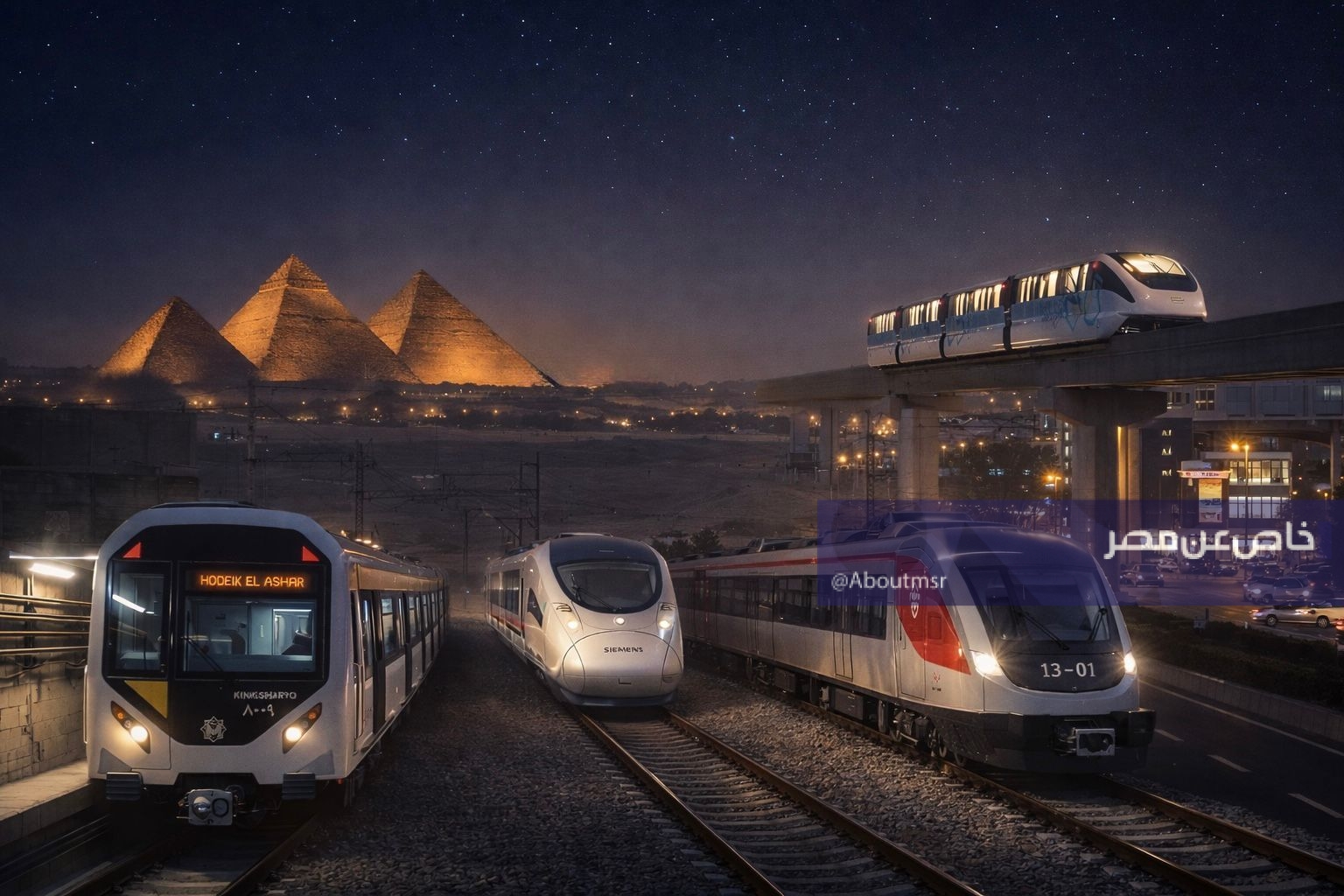 مصر تقرر تحريك أسعار تذاكر القطارات ومترو الأنفاق رسميًا اعتبارًا من غد الجمعة