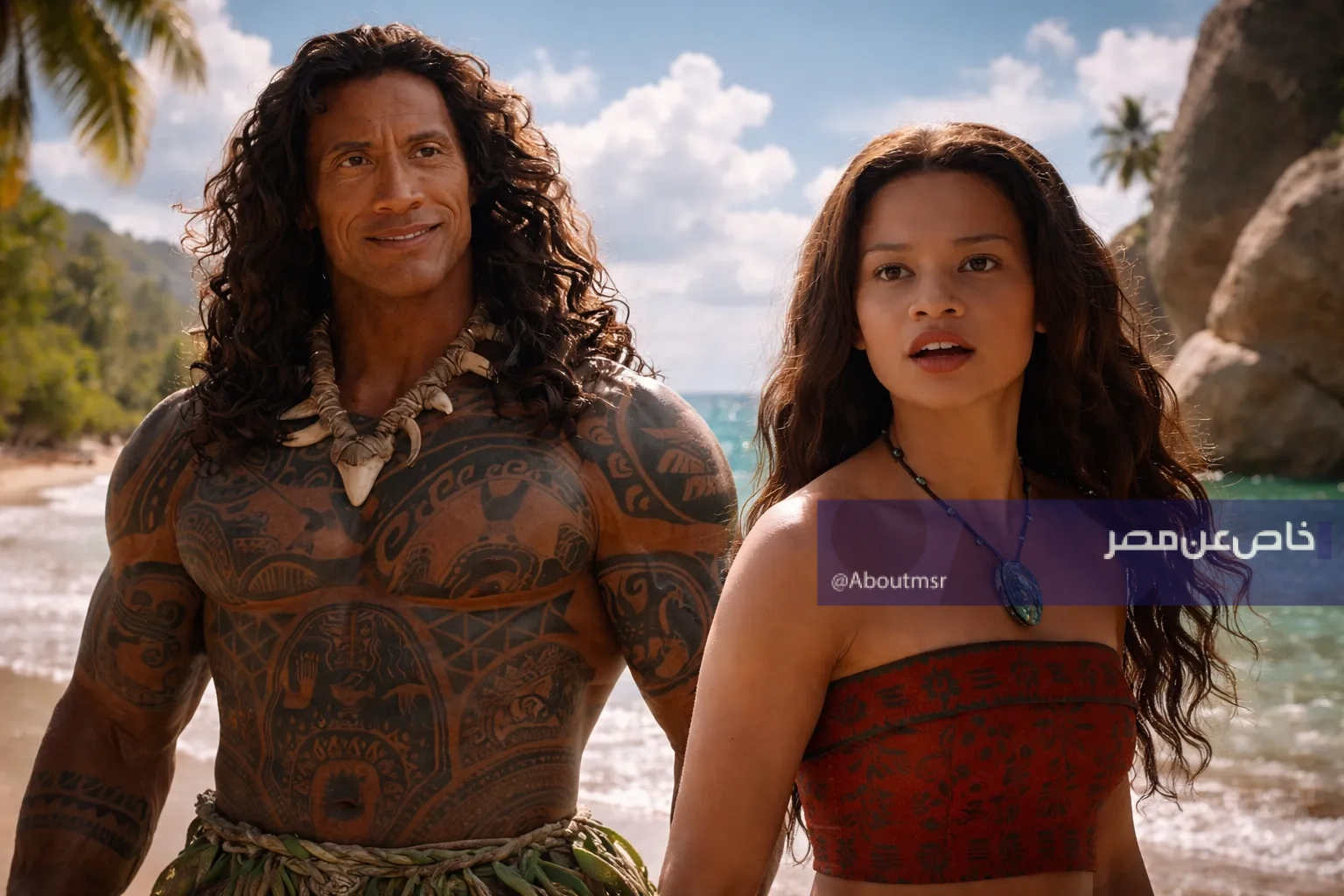 موعد عرض فيلم موانا النسخة الحية بالسينمات.. دوين جونسون يفاجئ جمهوره بشخصية ماوي